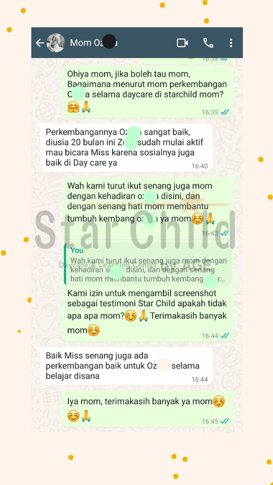 Starchild Daycare & Learning Center Alam Sutera - Testimony 7