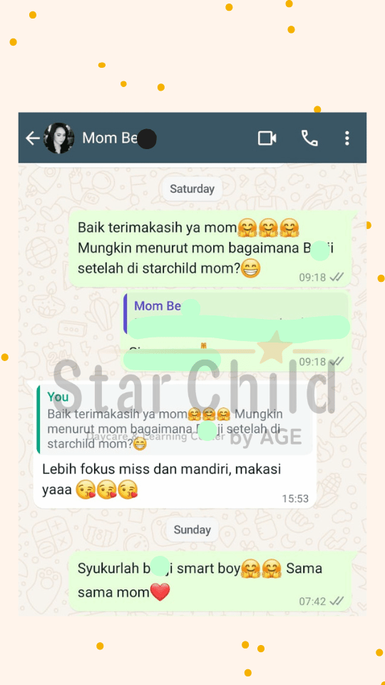 Starchild Daycare & Learning Center Alam Sutera - Testimony 5